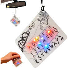 LED car ornament pendant for rearview mirror 1 pc