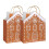 Weihnachtsdorf-Geschenktasche im Vintage-Stil, 2 Stück 1