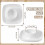 Plastic Egg Tray Holder Cup, White Egg Cups for Kitchen, Camping & Breakfast – Easy to Clean 3