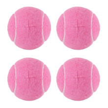 BESTSKY 4Pcs Tennis Balls for Walkers Pre-Cut Silent Design Reduces Noise and Protects Floors Tennis Balls for Walkers Pink