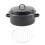 Ceramic Enameled Roasting Pan for Home Cooking, Nonstick Oven Pot, 1 Pack 5