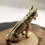 Brass fortune dog statue vintage small desktop ornament 3