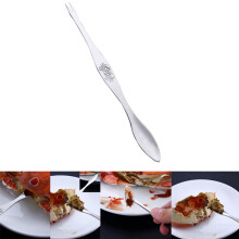 Seafood Forks Picks Crab Leg Forks/Picks,Double Headed Stainless Steel Fork and Spoon for Crab and Lobster Seafood Tools (Silver)