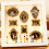 Mini Museum Silhouette Shadow Box Frame with Gold Frames 7