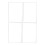 Transparent Picture Frame Acrylic Sheets For Weddings 4Pcs 6