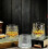 Vasos de whisky de cristal giratorios 360 4