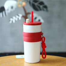 Gobelet isotherme de voyage avec couvercle et paille – Résistant à la chaleur, réutilisable pour café glacé, milkshakes, boissons