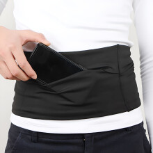 Pochete fina para corrida, ideal para smartphone e outros itens essenciais.