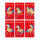 Rote Festumschläge, 6er-Set 1