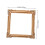 Champagne gold resin frame 4x4 double ruffle bow 2