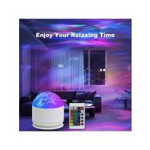 Lampă de proiector Aurora Water Ripple cu telecomandă USB cu 16 culori