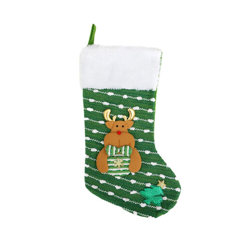 Personalisierte Weihnachtsstrümpfe aus gestricktem Plüsch, 43 cm
