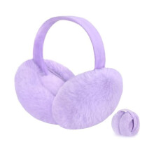 Earmuffs for Women Winter Warm Foldable Ear Muffs Faux Fur Cute Fuzzy Ear Warmers for Girls Women