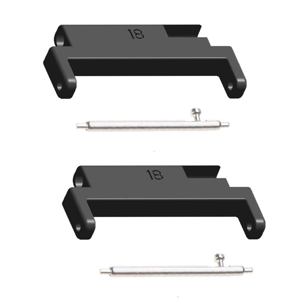 Watch Straps Connector Lugs Adapter Quick Release Metal Link Attachment For 18Mm-20Mm Bracelets Watchband 2Pcs 9422877435029