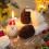 Bougie décorative de Noël en pomme de pin pour usage intérieur 4