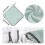 Chiffons de nettoyage en microfibre 10 x 10 pouces 3