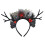 Halloween haarband met strik van mesh, one size 1