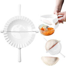 Maker Moulded Dumpling Buns & Corn Cake Clips – Compatible with Pierogi, Calzone, Wonton, Pie, Bun Molds (13.8cm/1412cm)