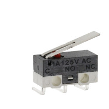 Mikrogrensebryter Momentan trykknapp 10 stk 1A 125V AC