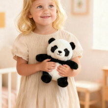 Peluche de panda para niños de 3 años en adelante, peluche suave