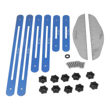 Multifunction Stair Treads Gauge Adjustable 11in to 60in Stair Measuring Tool for Risers Stair Template Tool