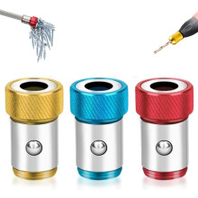 Magnetic Screw Ring Head, Quantum Grip, 1/4" (6.35mm) Universal, Compatible with Hex Screwdrivers & Power Bits