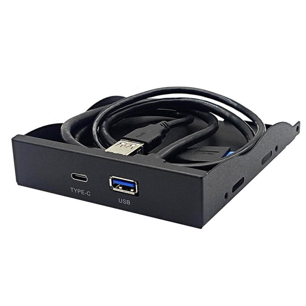 2 Ports 5Gbps Front Panel Usb3.0 + Typec Hub For 5.25Inch Computer Chassis Hard Drive Installation 9085618396302