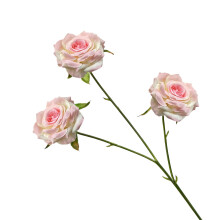 Künstlicher Rosenstrauß, rot, weiß, rosa, 3-köpfig