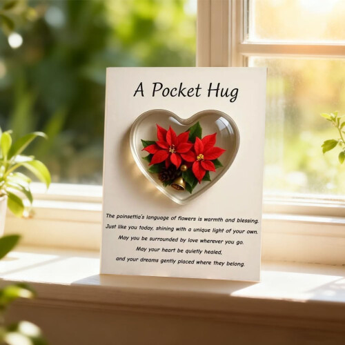 Θήκη Δωροκάρτας Pocket Hug Heart 4x3 ίντσες