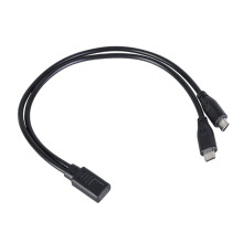 Dobbel USB-C ladekabel for smarttelefoner og nettbrett,