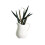 Ceramic fridge magnet vase – handmade, strong hold, 1 1