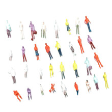 Figuras de personas en miniatura para maquetas de ciudades (25 unidades)