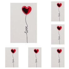 Heart Greeting Cards DIY Valentine's Day 10 Pack