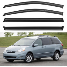 Window Visors Rain Guards Shield for 2004-2010 Toyota Sienna, Out-Channel Window Vent Wind Deflectors Visors Shades for 04 05 06 07 08 09 10 Sienna