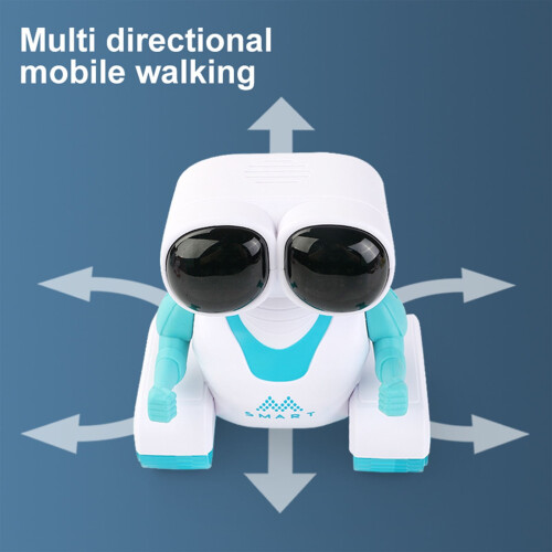 Intelligent Interactive RC Robot - Mini Programming Toy with Music Function, Perfect for Educational Play & Holiday Gifting for All Ages