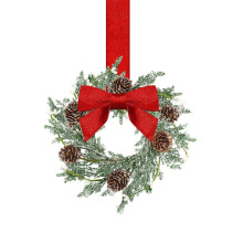 Anneau de suspension en ruban pour porte de placard, décoration de Noël