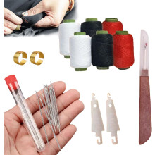 37 Piece Sewing Tool Set, 37 Piece Sewing Kit Stainless Steel Needles, Portable DIY Hand Made Craft Set, Multi-Purpose Needle and Thread Kits