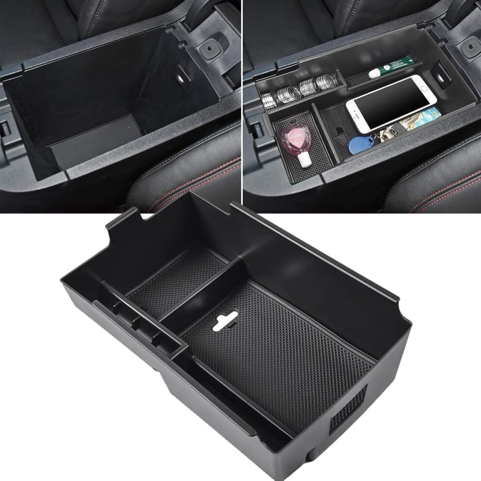 For 2018-2024 Chevy Equinox Car Abs Center Console Armrest Storage Box Organizer, 1 Pack 9152228461376