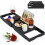 Plateau de baignoire pliable en bambou noir 1