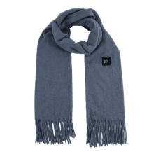 USB Heated Scarf for Men and Women Electric Warming Scarf Adjustable Temperature Tech Wear Cozy Winter Outdoor Grey