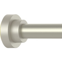 Adjustable 43-66" Spring Tension Shower Curtain Rod, 1" Dia, Anti-Rust & Non-Slip, Black, No Drill Needed