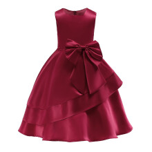 Kjole til piger forår sommer nye prinsessekjoler elegante sløjfedetaljer pigekjoler, størrelser 2-10 år