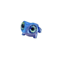 Conjunto de 3 peças de figuras de sapo de olhos grandes impressas em 3D