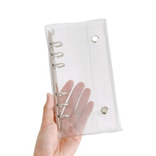 10 stk. 6 hullformede fotolommer ELLER 6 ringer PVC-omslag til fotoalbum