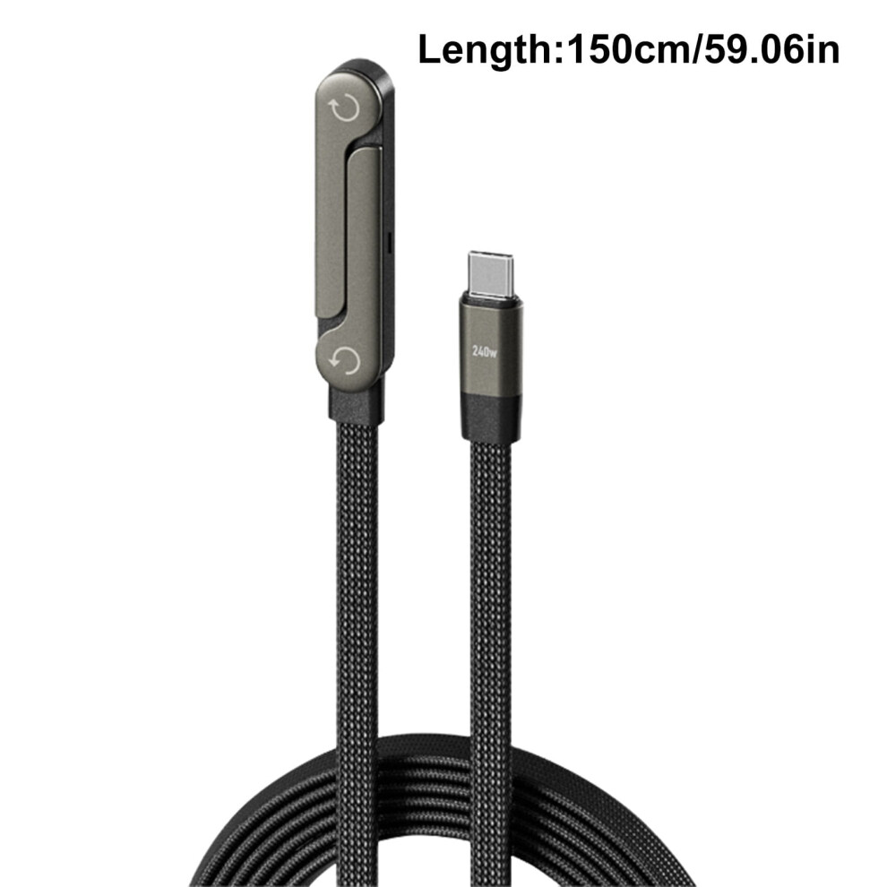 2026 Multi Charger Cord With Type C/Usb A/L Port,Fast Charging Data Sync Cable For Smartphones,Tablets,Laptops,Gaming Devices(65W#5Ft Usb-A-Typec) 9405492143074