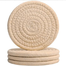Pamut alátétek Boho Neutral 4 db-os Világos Khaki