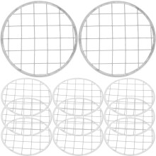 12Pcs Reusable Floral Grid Metal Flower Grid Vase Grid Vase Floral Grid Vase Flower Grid Pen Grid