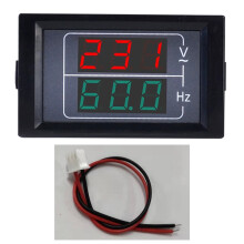 Pannello voltmetro CA digitale AC50-500V Contatore di frequenza 10,0-99,9 Hz Display a LED Utilizzato per l'automazione della distribuzione di