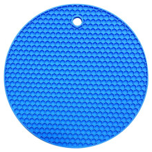 18cm Round Silicone Mat Coaster Food Grade Material Placemat Non-slip Table Mat Kitchen Accessories Gadgets Round Cup Mat