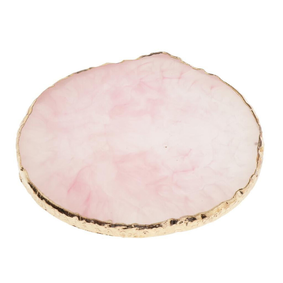 Resin Nail Art Palette Drawing Color Gel Palette Tray Oval White